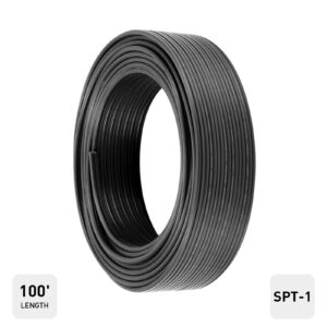 100ft Christmas Light Extension Cords Bare Wire SPT-1 (No Sockets)